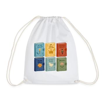 Couvertures de contes de fées - Sac de sport léger - blanc - Devant