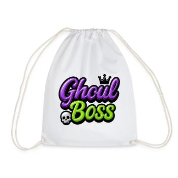 ghoul chef / y2k halloween design - Turnbeutel - Weiß - Vorne