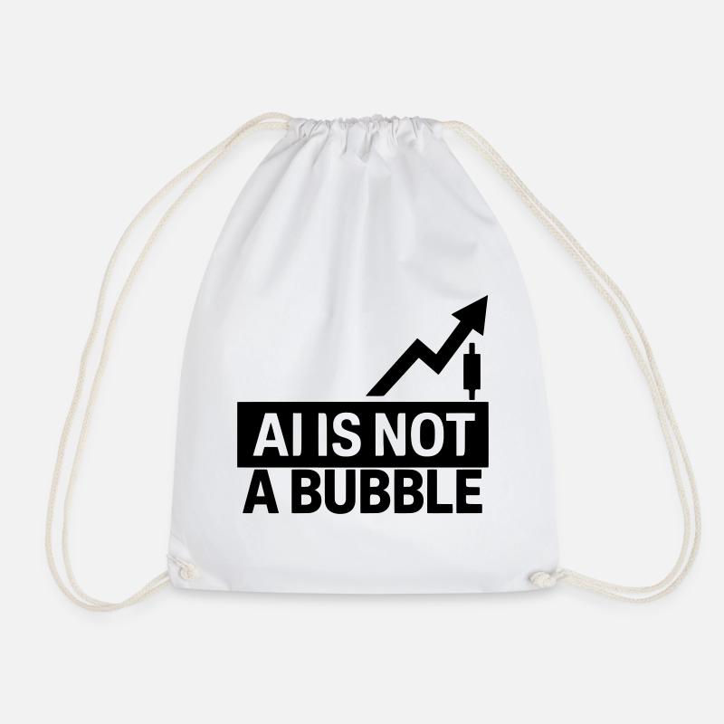 AI Is Not a Bubble - Turnbeutel - Weiß
