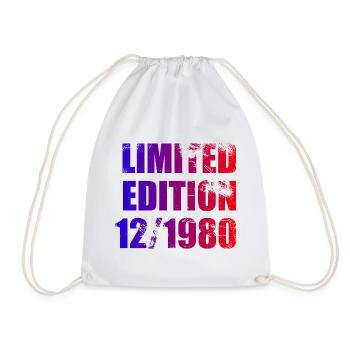 45e anniversaire Édition limitée 12/1980 - Sac de sport léger - blanc - Devant