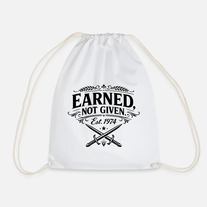 Earned not Given - Turnbeutel - Weiß