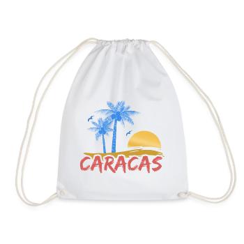 Urlaub Caracas - Turnbeutel - Weiß - Vorne