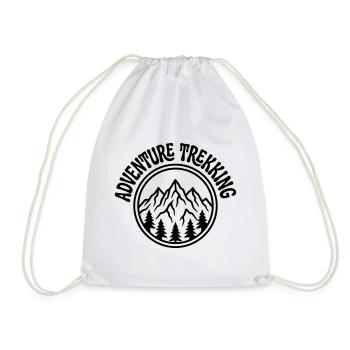 Hiking Adventure - Drawstring Bag - white - Front