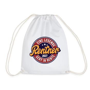 Pensioners 2027 - Drawstring Bag - white - Front