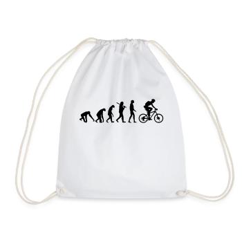 FAHRRAD EVOLUTION - Turnbeutel - Weiß - Vorne