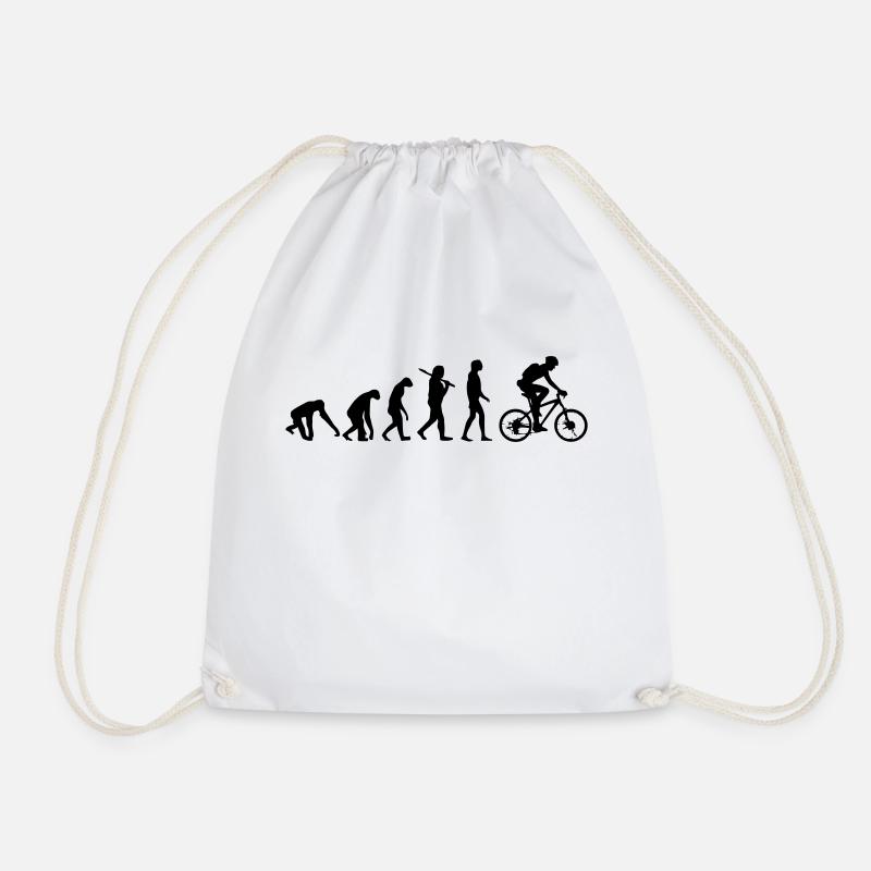 FAHRRAD EVOLUTION - Turnbeutel - Weiß