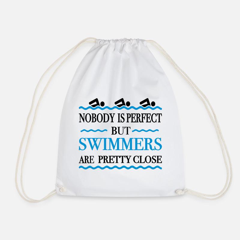 schwimmen - Turnbeutel - Weiß