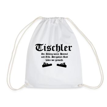 tischler - Turnbeutel - Weiß - Vorne