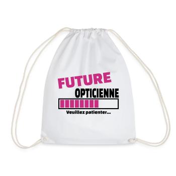future opticienne - Sac de sport léger - blanc - Devant