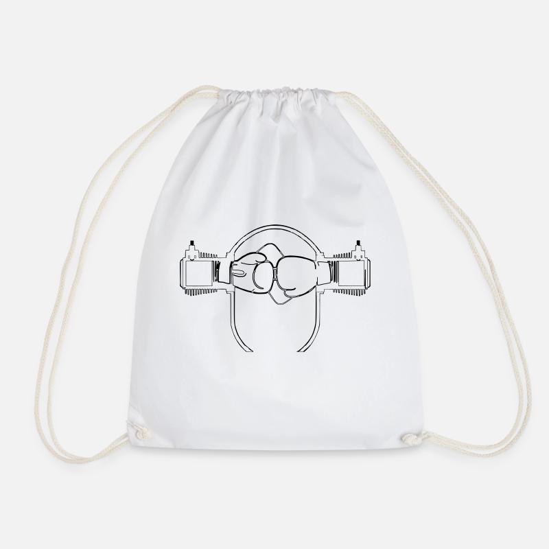 Boxer engine - Drawstring Bag - white