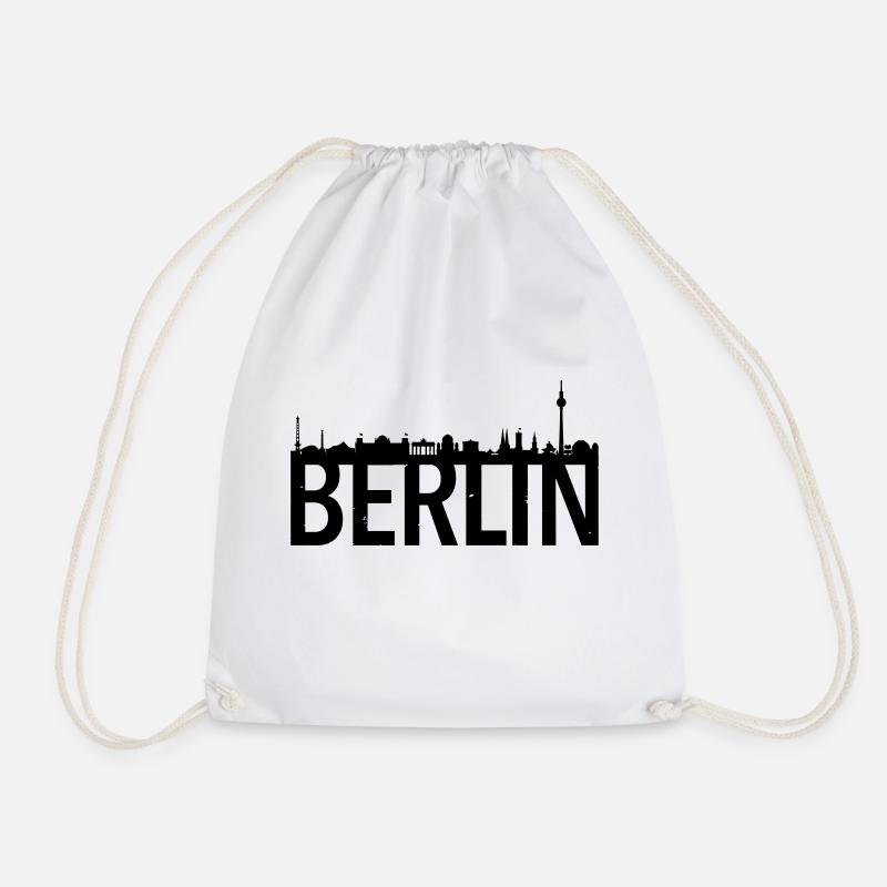 Berlin Skyline - Turnbeutel - Weiß