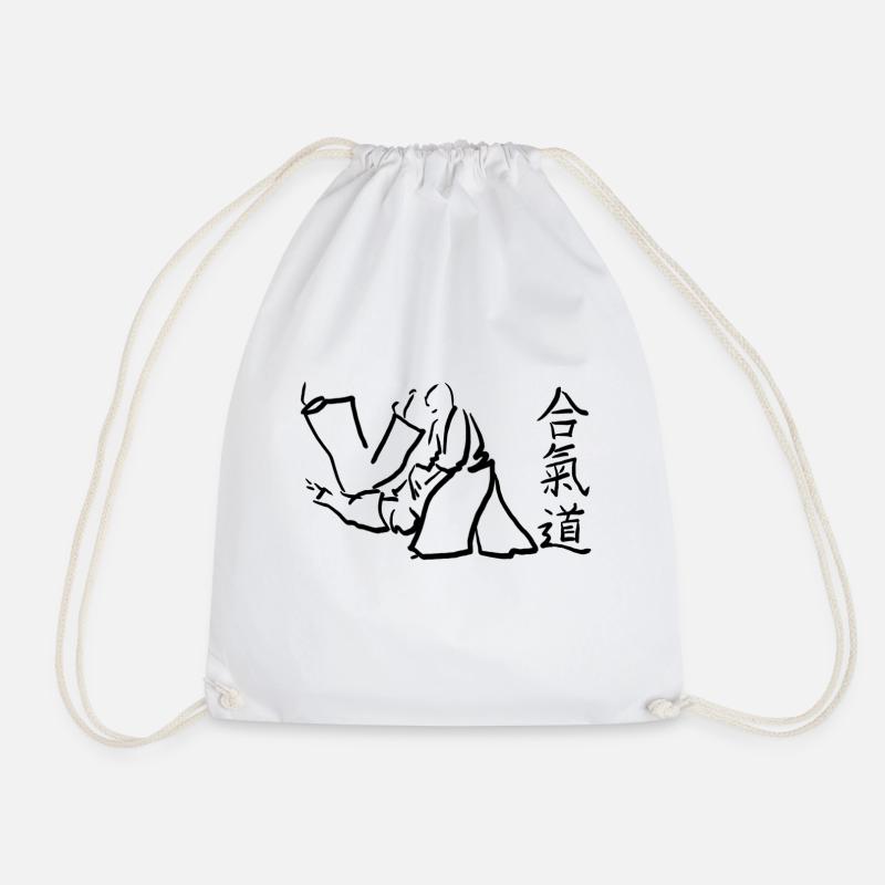 aikido - Turnbeutel - Weiß