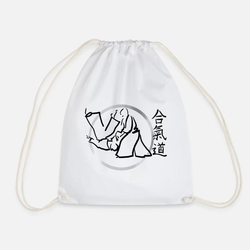 aikido - Turnbeutel - Weiß