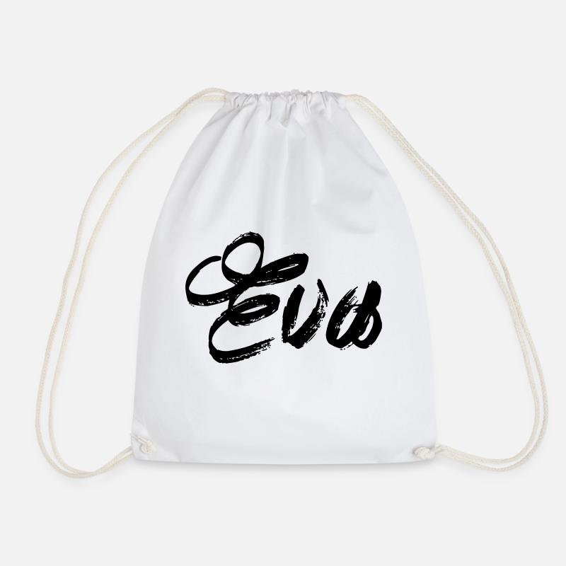 Eve - Drawstring Bag - white