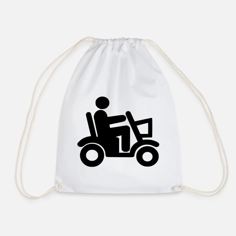 Scooter de mobilité, Fauteuil roulant, Roller, Handicapé # - Sac de sport léger - blanc