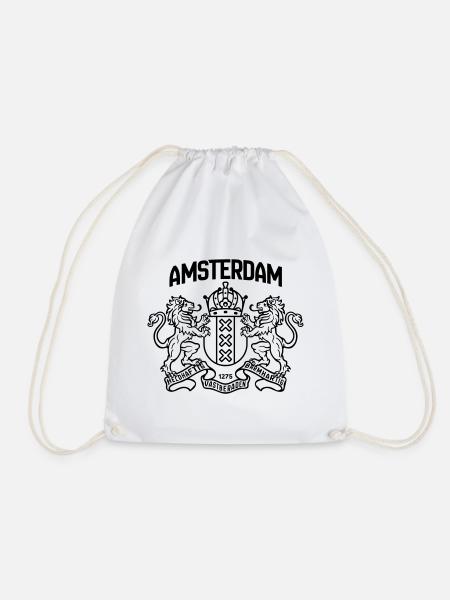 Amsterdamer , klar - Turnbeutel - Weiß