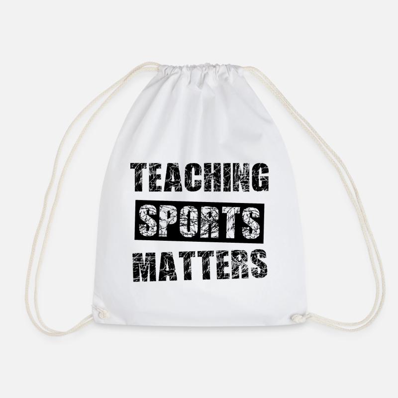 Sportlehrer - Turnbeutel - Weiß