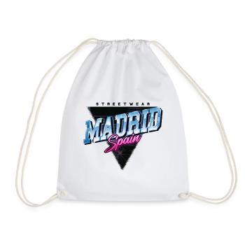 Madrid Espagne City Skyline Vintage Rétro - Sac de sport léger - blanc - Devant