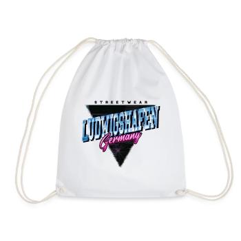 Ludwigshafen Allemagne Ville Vintage Rétro - Sac de sport léger - blanc - Devant