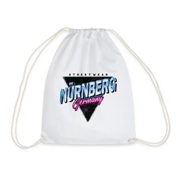 Nuremberg Allemagne City Skyline Vintage Retro - Sac de sport léger - blanc - Devant