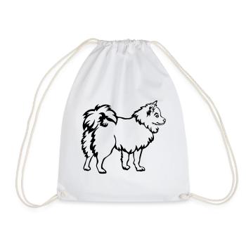 Sharp - Drawstring Bag - white - Front