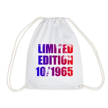 60e anniversaire Edition limitée 10/1965 - Sac de sport léger - blanc - Devant