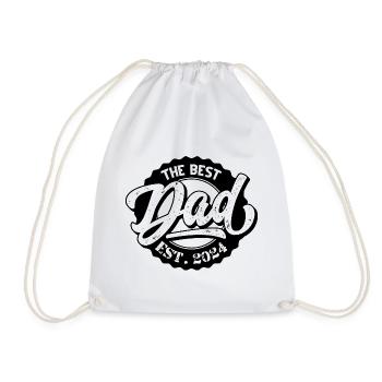Le meilleur papa EST 2024 - Sac de sport léger - blanc - Devant