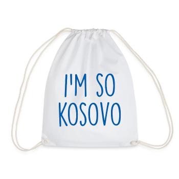 Kosovo - Sac de sport léger - blanc - Devant