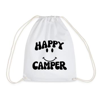 Campeur heureux - Sac de sport léger - blanc - Devant