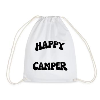 Campeur heureux - Sac de sport léger - blanc - Devant