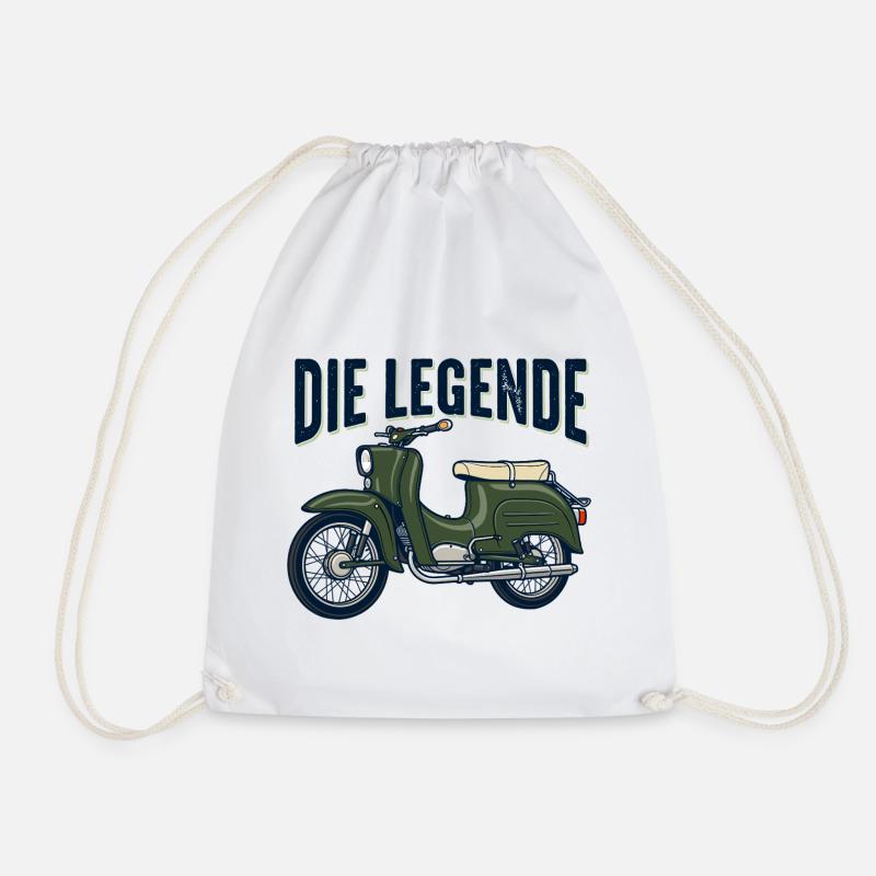 Simson Schwalbe DDR - Turnbeutel - Weiß