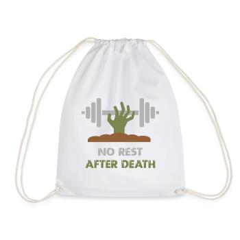 Zombie Workout Powerlifting - Sac de sport léger - blanc - Devant