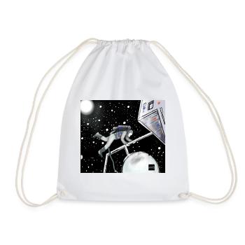 Space Explorer im Orbit - Turnbeutel - Weiß - Vorne