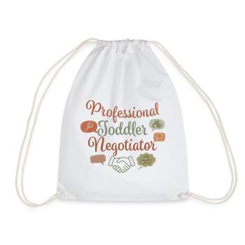 Négociateur professionnel pour tout-petits - Sac de sport léger - blanc - Devant