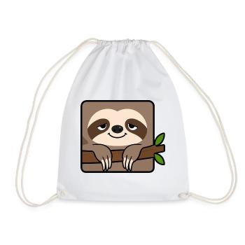 Paresse - Sac de sport léger - blanc - Devant