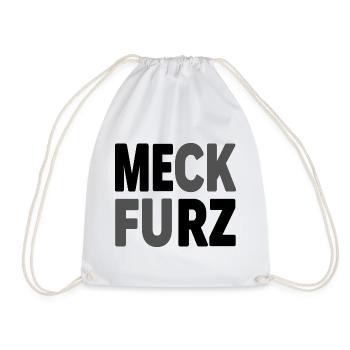 Meck Furz | Merz - nicht mein Kanzler - Turnbeutel - Weiß - Vorne