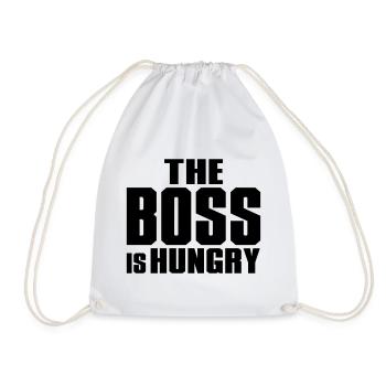 funny quote - Drawstring Bag - white - Front