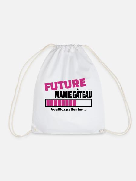 future mamie gâteau - Sac de sport léger - blanc