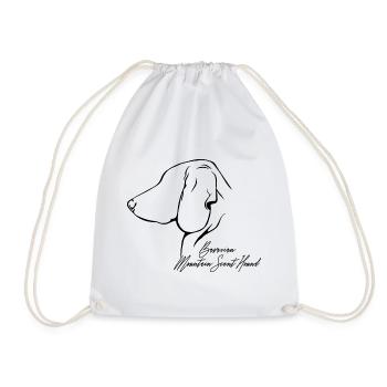 BAVARIAN MOUNTAIN SCENT HOUND Profil Hunde Hund - Turnbeutel - Weiß - Vorne