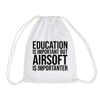 Airsoft Airsoft Airsoft - Sac de sport léger - blanc - Devant