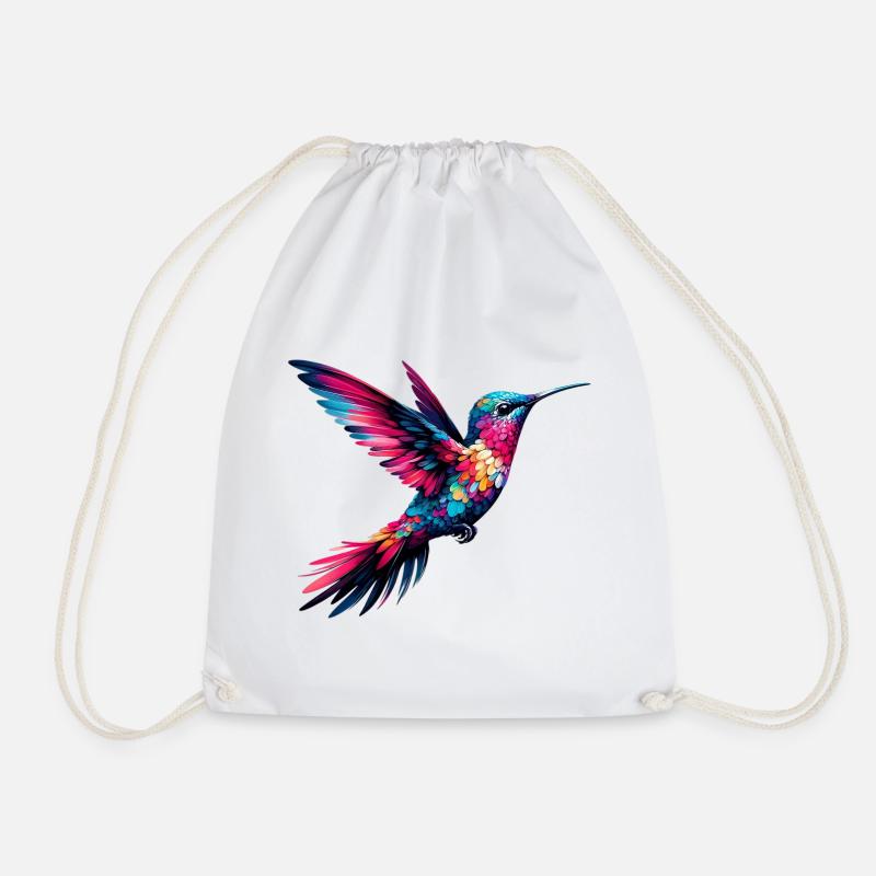 Kolibri - Turnbeutel - Weiß