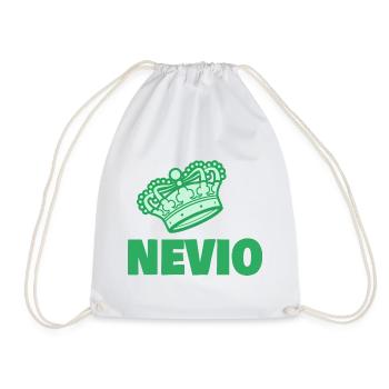 Nevio comme prénom - Sac de sport léger - blanc - Devant