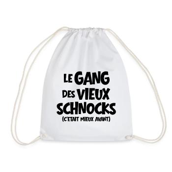 Retired, Retired - Drawstring Bag - white - Front