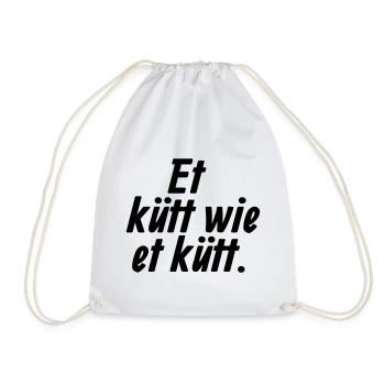 Et kütt wie et kütt - Et Kölsche Jrundjesetz §2 - Turnbeutel - Weiß - Vorne
