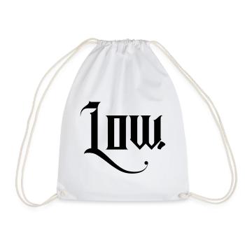 Men Women Tshirt Tuning Car Car Deep Low 2.0 - Drawstring Bag - white - Front