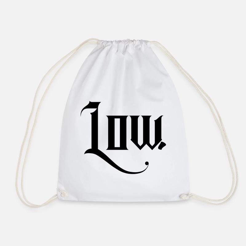 Männer Frauen Tshirt Tuning Car Auto Tief Low 2.0 - Turnbeutel - Weiß