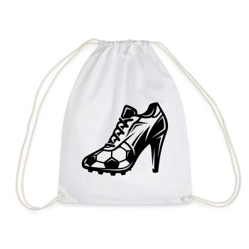 Women's Football Football Boots - Drawstring Bag - white - Front