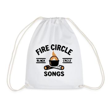 Campfire Kettle Cooking Outdoor Camping - Drawstring Bag - white - Front