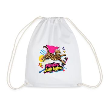 Memphis Bengal Cat des années 90 - Sac de sport léger - blanc - Devant