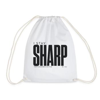 Je reste vigilant | Édition du photographe - Sac de sport léger - blanc - Devant